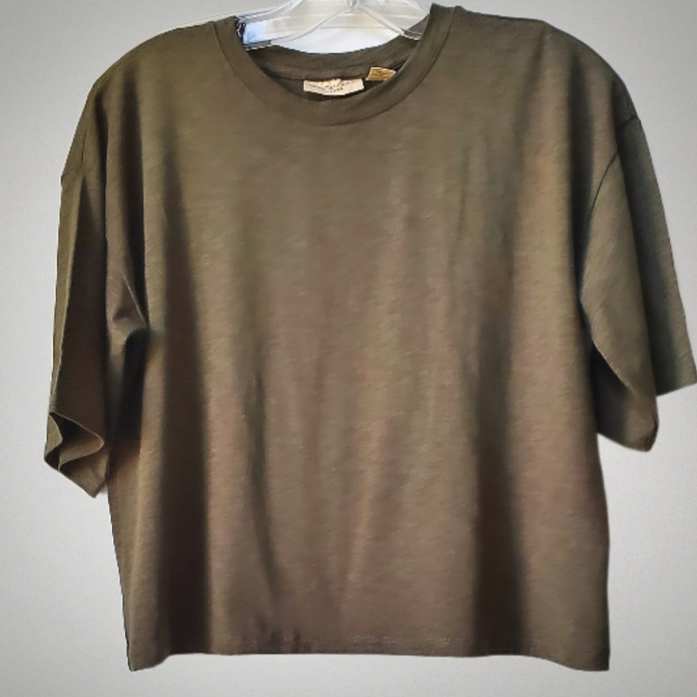 Christian Siriano Women's Green T-Shirt